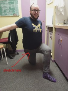 Shift your front foot over